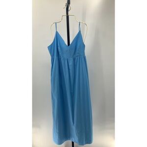 NWT Quince Blue Spaghetti Strap Dress FINAL MARKDOWN